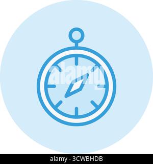 Compass Vector Icon Design Illustration Stock Vector