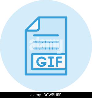 GIF Vector Icon Design Illustration Stock Vector Image & Art - Alamy