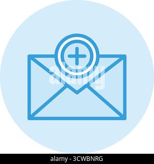 New message Vector Icon Design Illustration Stock Vector