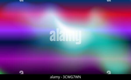 Vibrant abstract aurora gradient blur background Stock Vector