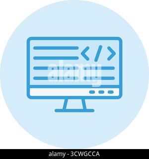 Programing Vector Icon Design Illustration Stock Vector