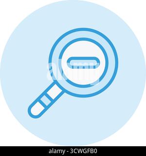 Zoom out Vector Icon Design Illustration Stock Vector