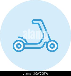 Scooter Vector Icon Design Illustration Stock Vector