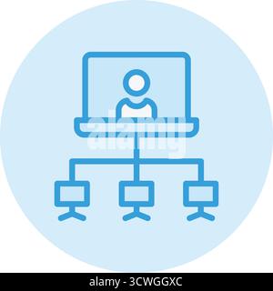 Client server Vector Icon Design Illustration Stock Vector