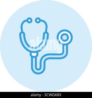 stethoscope icon vector design illustration Stock Vector Image & Art ...