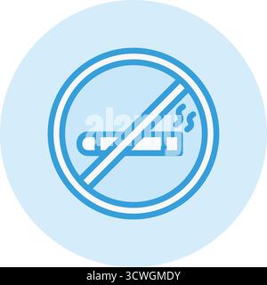 No smoking Vector Icon Design Illustration Stock Vector