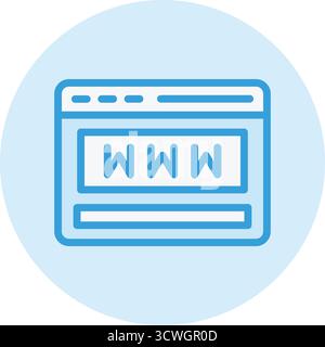 Website Vector Icon Design Illustration Stock Vector