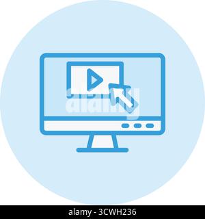 Clickstream Vector Icon Design Illustration Stock Vector