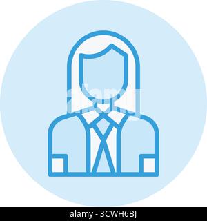Company Secertary Vector Icon Design Illustration Stock Vector
