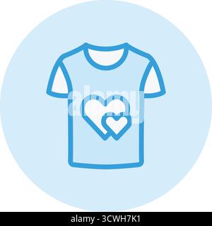 Tshirt Vector Icon Design Illustration Stock Vector