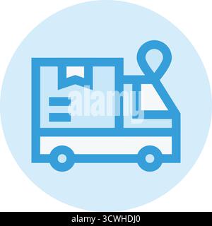 Route Location Tr Vector Icon Design Illustration Stock Vector