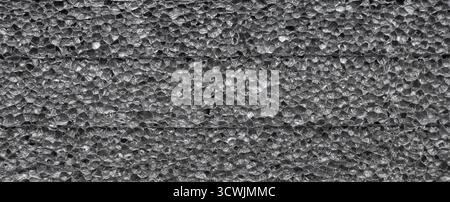 Closeup photo of closed cell polyethylene foam surface, abstract background. Stock Photo
