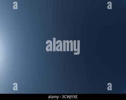 Natural blue sky gradient background Stock Photo