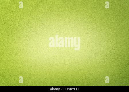 Background of green suede leather. Green suede vignette Stock Photo