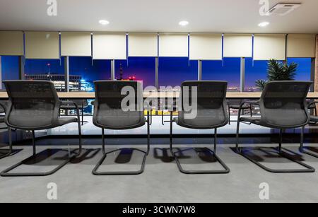 modern office interior render Stock Photo