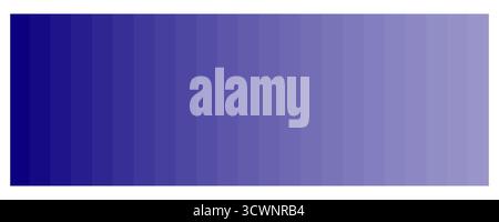 Deep blue gradient. Horizontal color field. Smooth indigo Vector transition. Dark violet blend. EPS 10. Stock Vector