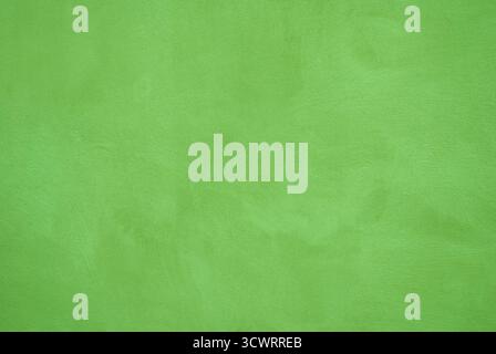 Green Colored Old Cement Wall Texture Background Stock Photo
