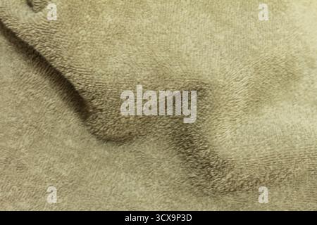 Brown fibrous fabric texture for background Stock Photo