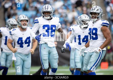 Dallas Cowboys safety Alijah Clark (11) looks on prior to an NFL ...