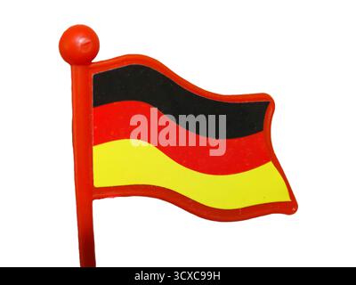 Germany flag isolated on white background Stock Photo