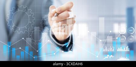 Data-Driven Decision Making and Performance Analy. Stock Photo