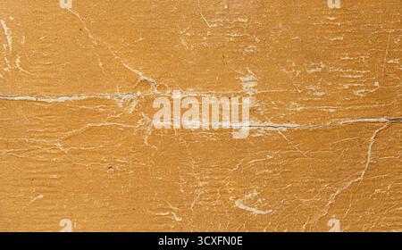 Brown battered cardboard showing a grunge surface texture Stock Photo