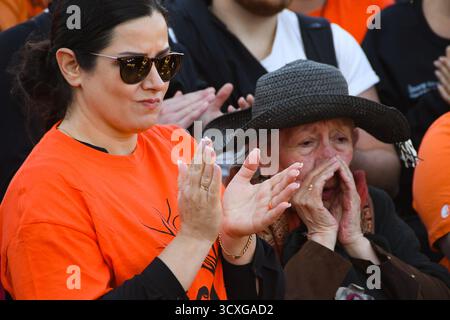 Orange Shirt Day symbols on a jacket honouring Indigenous Residential ...