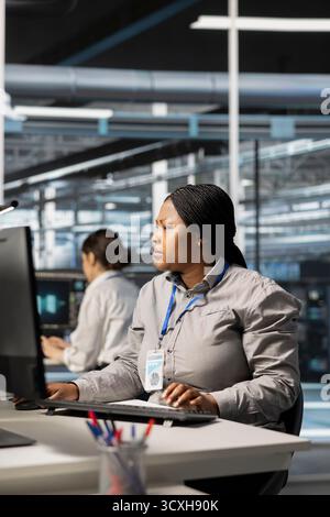 Data Center Software Developer Maintaining Company Network