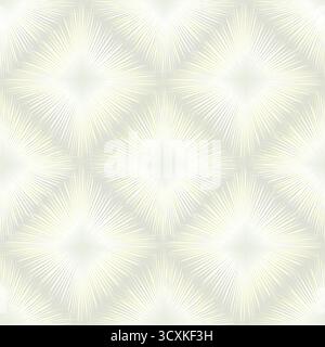 Seamless pattern with star shape ornament. Stylish abstract geometric beam lines texture for web, business and fabric design Stock Vector
