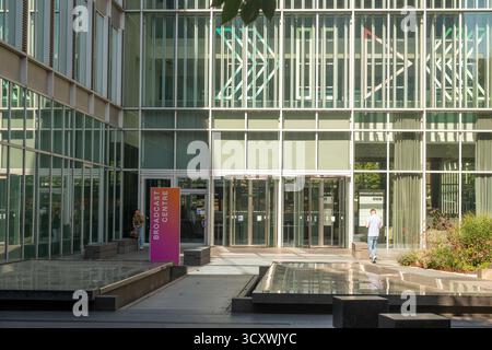 LONDON- SEPTEMBER 30, 2025: The MediaWorks, an office building formerly ...