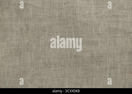 Close up view of linen mélange woven fabric. Quality natural textile texture ideal for backgrounds or design Stock Photo