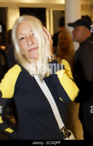 Paris, France. 15th Oct, 2025. A singer, Betty Fleury de Fremont and ...