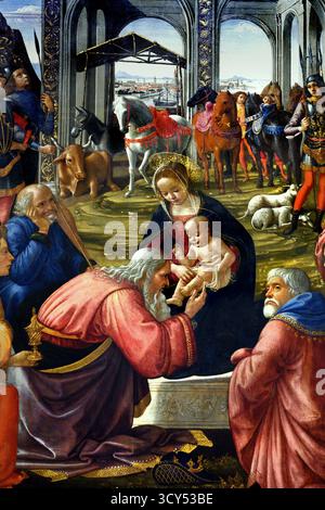 Adoration of the Magi by Domenico Ghirlandaio (Domenico Bigordi, 1448 ...