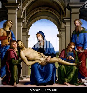 The Pieta – the Grieving Virgin Mary holding her dead Son Jesus Christ ...