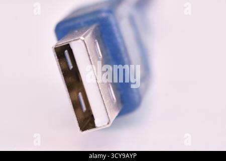 mini usb isolated on white background Stock Photo - Alamy