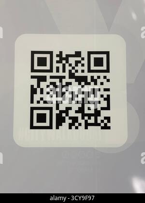 QR Quick Response code Stock Photo - Alamy