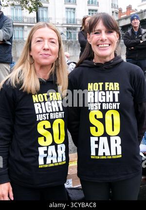London, UK. 18th Oct 2025.    No to Digital ID protest rally and march in London.   Credit: Matthew Chattle/Ģ����ý Live News Stock Photo