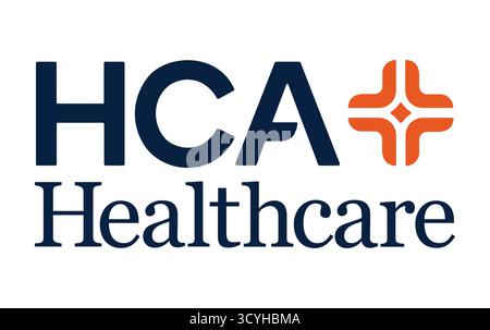 HCA Healthcare logo Stock Photo