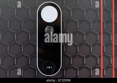 Home Security Alarm System Control Panel Stock Photo