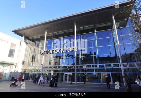 Union Square, the largest retail & leisure destination in the heart of Aberdeen, next to the train station, Scotland, UK Stock Photo