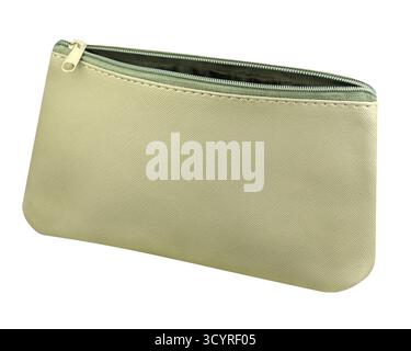 Cosmetic bag isolated on white background Stock Photo