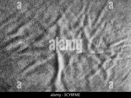Wrinkled Nature. Abstract Landscape. Seating aftermath. Monochrome Hues. Stock Photo