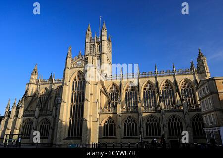 Bath Abbey, Bath, Somerset. Stock Photo