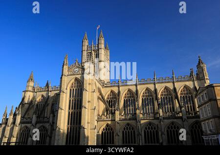 Bath Abbey, Bath, Somerset. Stock Photo