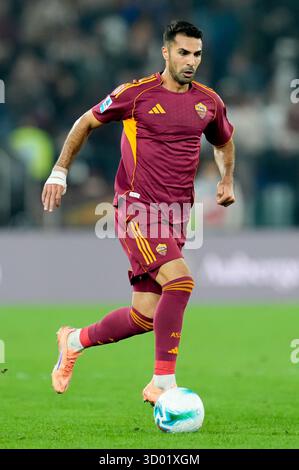 Olimpico Stadium, Rome, Italy - Zeki Celik of AS Roma during Uefa ...