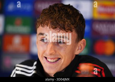 Youri Baas during a press conference at Stamford Bridge, London. Picture date: Tuesday October 21, 2025. Stock Photo