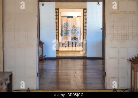 Namsangol Hanok Village: interior of a traditional korean house. Seoul ...