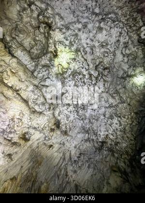 Macro Mineral Formations and Cave Texture Detail in Cowboy Canyon Stock ...