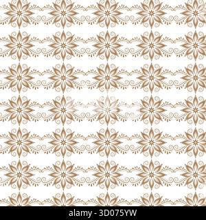 Pattern floral ornament seamless background Stock Vector