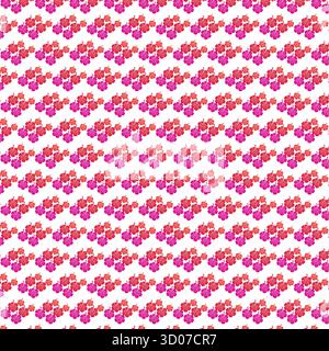 Hibiscus flower seamless pattern Stock Vector
